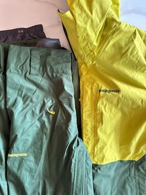 Patagonia 3 in 1 Powder Town H2No Ski Jacket + Pants Set L